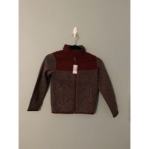 Boys Jacket Sweater Fleece The Children s Place Small Redwood NWT